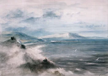 Blick über eine Bucht